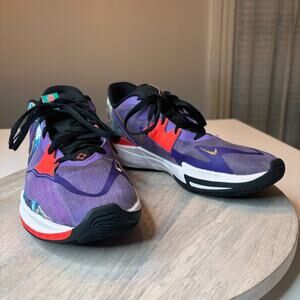 Nike Kyrie Infinity DJ6012-002 Purple Multicolor Basketball Shoes Men's US Sz 11